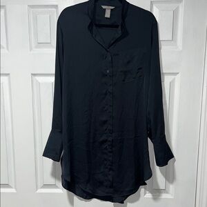 Dark navy Button-Up Shirt